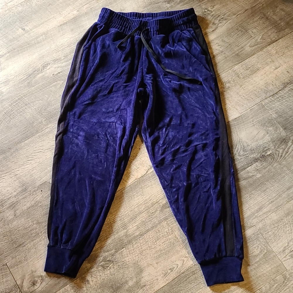 BCG velour workout pants size M